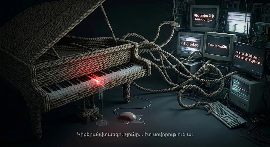 Պարան, դաշնամուր, վազելին ու կիբերանվտանգություն 