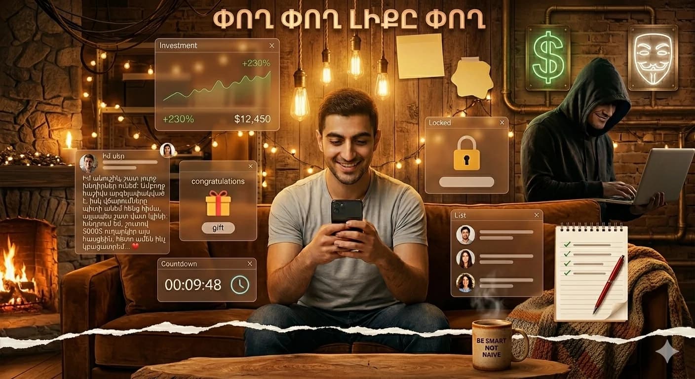 Փող, փող, լիքը փող... կամ ինչպես են կիբերհանցագործները վաստակում քո երազանքների վրա